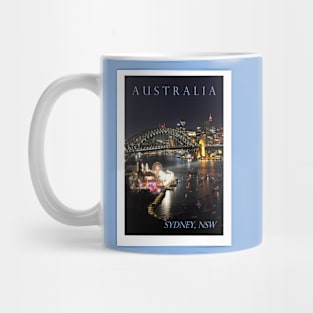 Sydney Night Skyline Mug